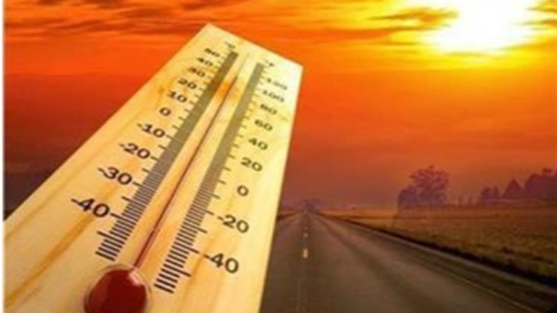 ارتفاع في درجات الحرارة