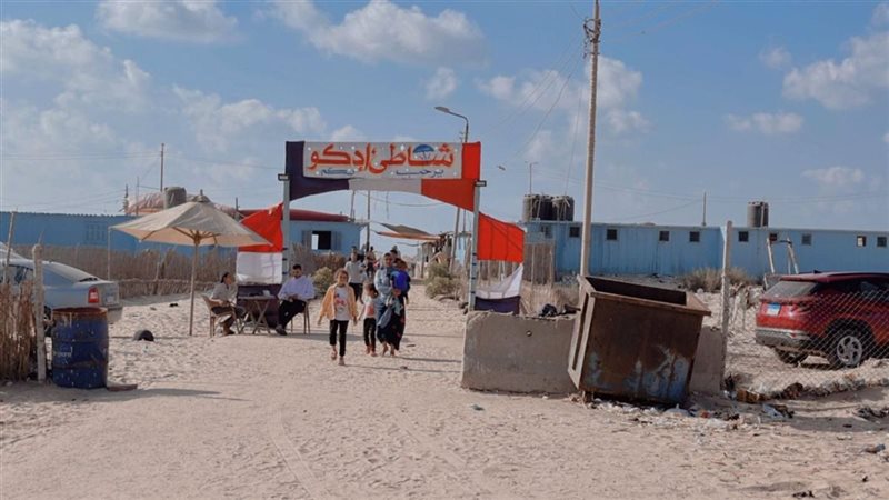 شاطيء إدكو في البحيرة