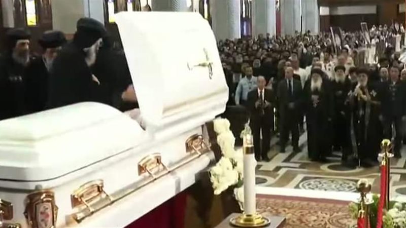 جثمان الأنبا باخوميوس