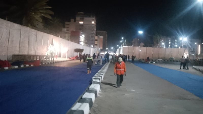 جانب من الساحات المجهزة