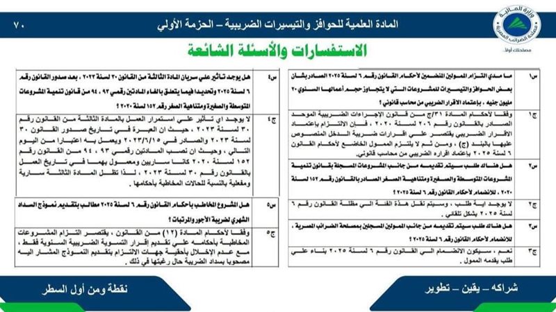 مستند مصلحة الضرائب