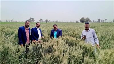 ثانى أيام العيد.. وكيل زراعة الفيوم يلتقى بمزارعى اطسا بالحقول لمناقشة مشاكلهم