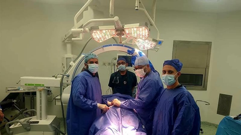 جانب من اجراء عمليات