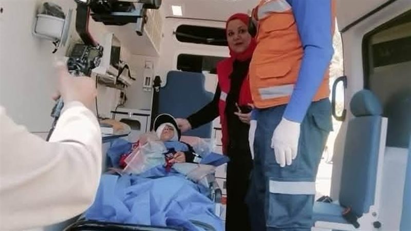 أثناء نقل الطفلة