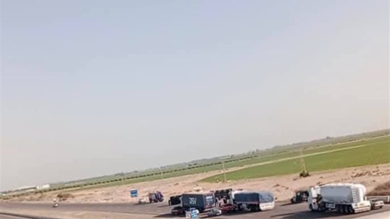 إنقلاب سيارة نقل