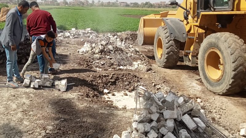 إزالة تعديات الأرض