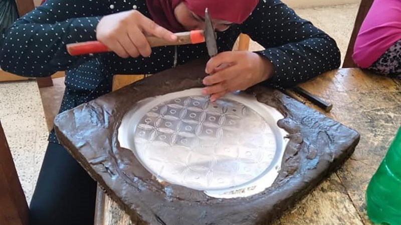 ورشة النحاس بقنا