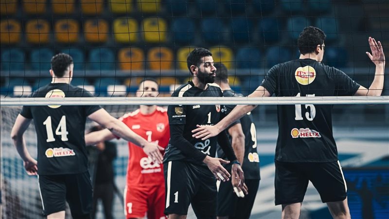رجال طائرة الاهلي