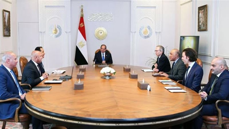 السيسي يجتمع هنري