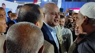 بالطبل والمزمار.. أهالي التلين يستقبلون النائب محمد مصطفى في مؤتمر مستقبل وطن 