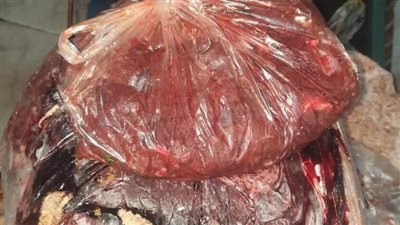 ضبط مصنعات لحوم وكبدة ودهن ماشية غير صالحه للاستهلاك الأدمى بالسويس