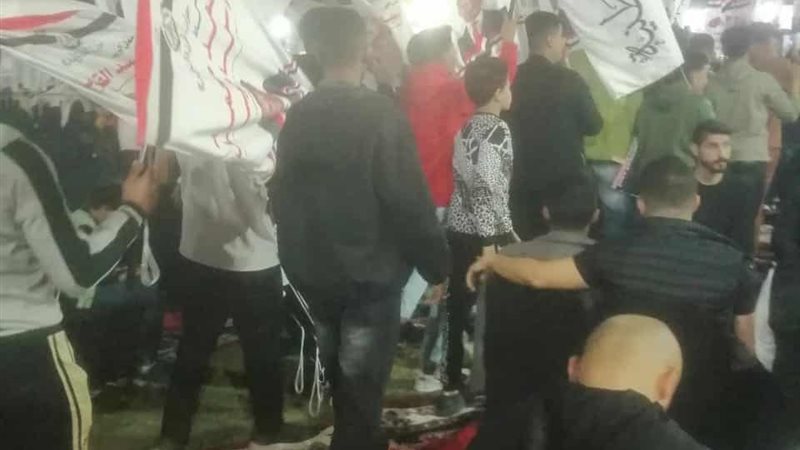 حشود جماهيرية كبيرة