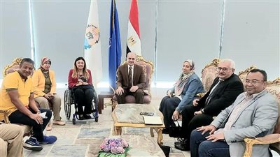 مشرف عام القومي للإعاقة تلتقي القائم بأعمال رئيس جامعة أسوان  لبحث سبل التعاون