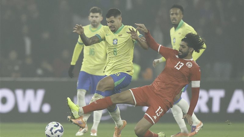 مباراة تونس ضد البرازيل
