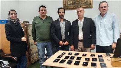 جمارك مطار الإسكندرية الدولي تحبط محاولتى تهريب عدد من الهواتف المحمولة
