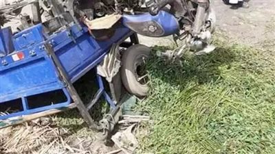 إصابة 4 أشخاص في انقلاب تروسيكل بأبو المطامير في البحيرة