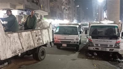 محافظة الجيزة تكثف حملاتها الليلية لضبط عربات الكارو والفريزة بإمبابة والوراق