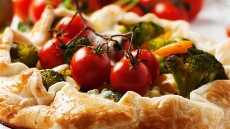 تارت الخضار بالجبن