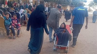 تواجد ملحوظ لكبار السن أمام لجان القناطر الخيرية بالقليوبية