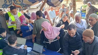 استمرار توافد الناخبين بلجنة مدرسة إبراهيم الابتدائية بالمنوفية