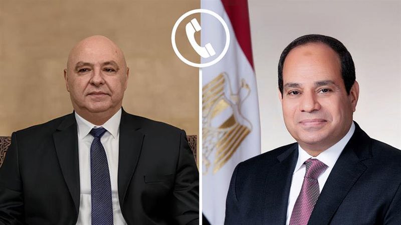السيسي ونظيره اللبناني