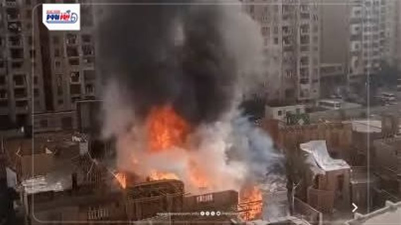 حريق استديو مصر 