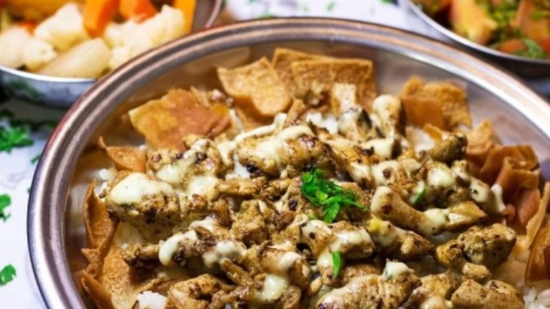 فتة الشاورما 