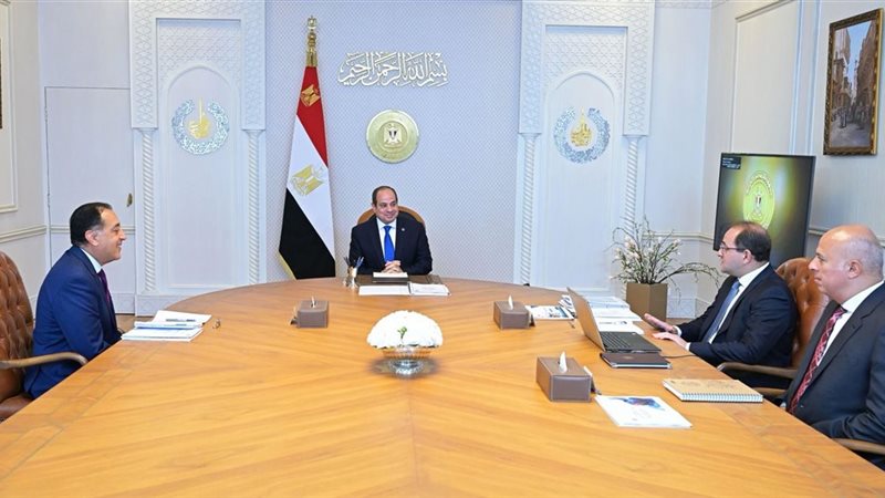 الرئيس السيسي يجتمع