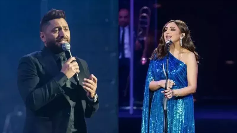 أنغام وتامر حسني