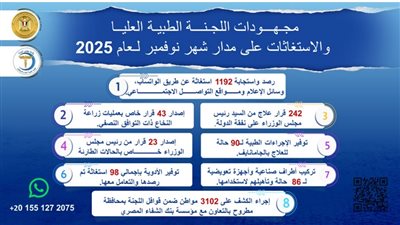 رئيس الوزراء يتابع جهود اللجنة الطبية العليا والاستغاثات بمجلس الوزراء