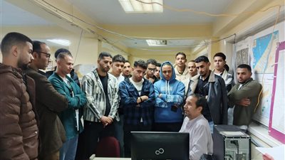 هيئة المساحة تستضيف طلاب الخرائط ونظم المعلومات ببني سويف الأهلية