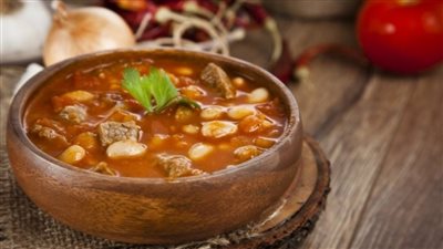 طريقة سهلة لطاجن الفاصوليا البيضاء باللحم بطعم ولا أروع 	