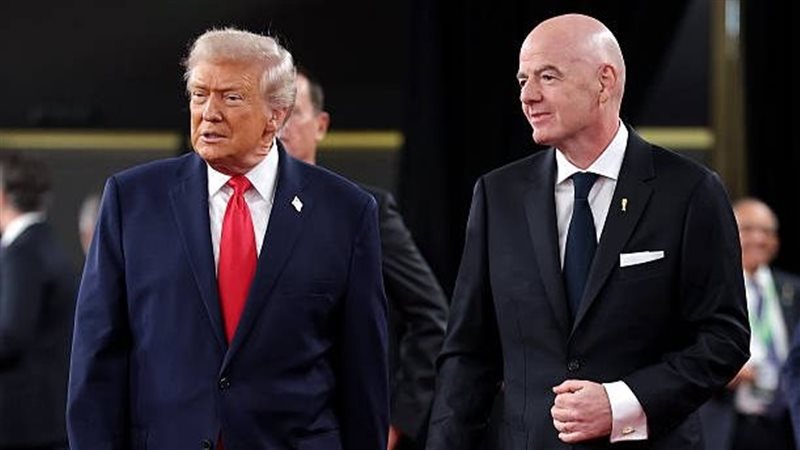 ترامب ورئيس الفيفا