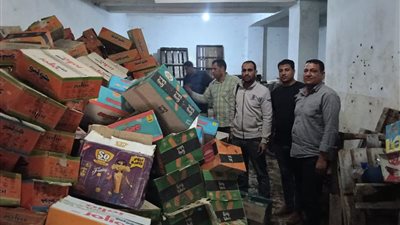 ضبط 13.5 طن أغذية فاسدة في حملات موسعة بحوش عيسى بالبحيرة