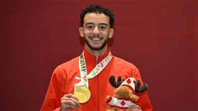 محمد السيد يحصد ميدالية ذهبية بعد فوزه على لاعب إسرائيلي 