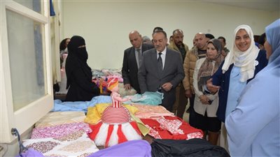 محافظ أسيوط يفتتح مشغل خياطة جديد بقرية بني رافع بمركز منفلوط