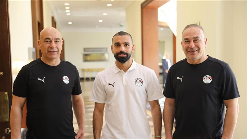 ابراهيم حسن ومحمد صلاح وحسام حسن