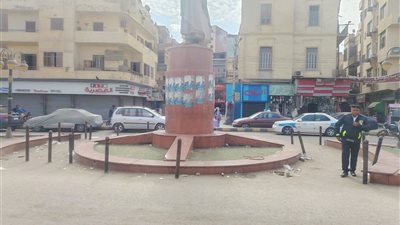 للحفاظ على المظهر الحضاري لميدان الإمام البوصيري: تنفيذ حملة مكثفة ببنى سويف 