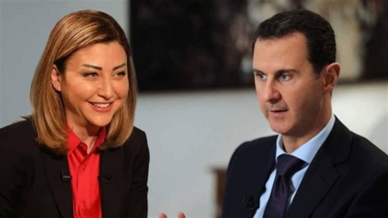 بشار الأسد ولونا