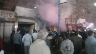 إصابة عاطل بحروق  بالجسم بعد اضرام النيران فى نفسه بسبب الحشيش فى الطالبية