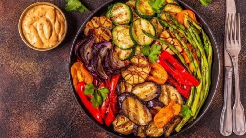 صينية خضار مشوية