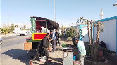 حملات مكبرة في عتاقة بالسويس.. إزالة تعديات وإيقاف أعمال بناء مخالفة