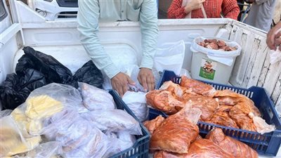 ضبط 200 كجم لحوم ورنجة ودواجن فاسدة في حملة مكبرة على الأسواق بالغربية