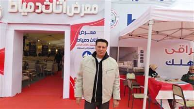 رغم ارتفاع الحرارة إقبال كبير على معرض الأثاث الدمياطي بنادي 6 أكتوبر