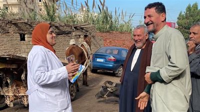 قافلة بيطرية مجانية ترسم ملامح حياة كريمة بالغربية وتنعش الثروة الحيوانية
