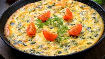 عجة الخضار المشوية للدايت .. وجبة خفيفة مشبِعة بدون حرمان 	