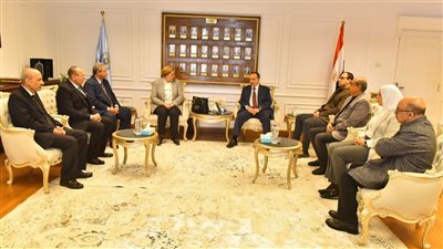 محافظ أسيوط يستقبل رئيس المجلس القومي للطفولة والأمومة خلال زياتها للمحافظة