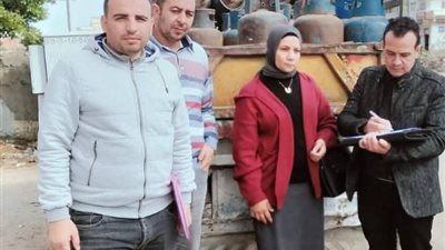 ضبط 40 أسطوانة غاز بحملة تموينيه على الأسواق والمحال التموينية بكفر الدوار