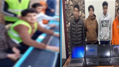 توجيه الناخبين باللاب توب.. ضبط 4 أشخاص بدائرة نبروه بجوار إحدى اللجان 