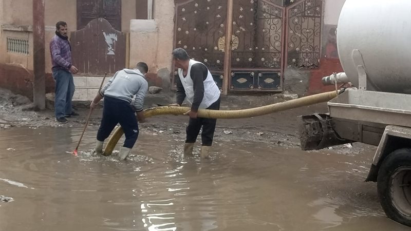 كسح مياة الأمطار